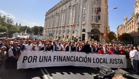 Concentració a Madrid